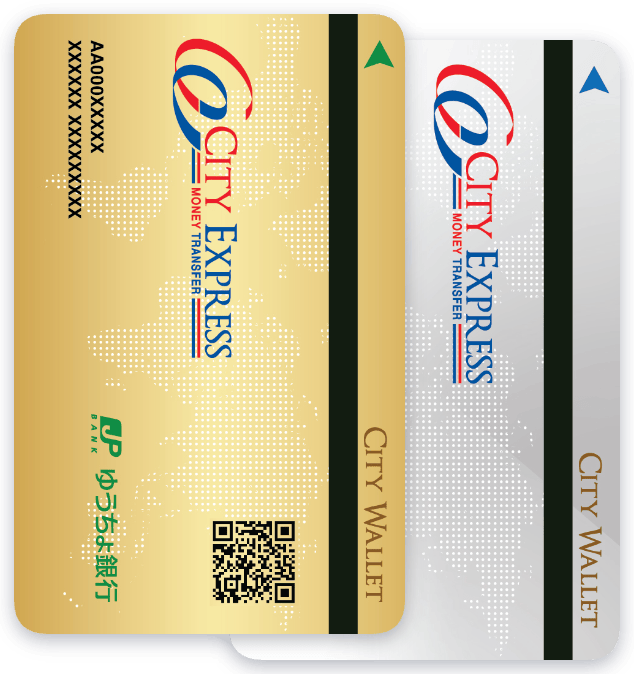City Wallet gold and silver cards